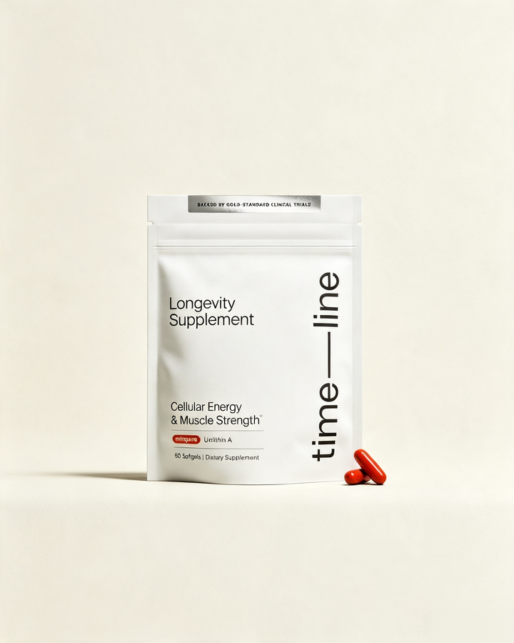 Timeline Mitopure Urolithin A Supplement Softgels - Clinically Proven Support for Healthy Aging and Cellular Renewal - Mitoceutical for Muscle Support and Longevity